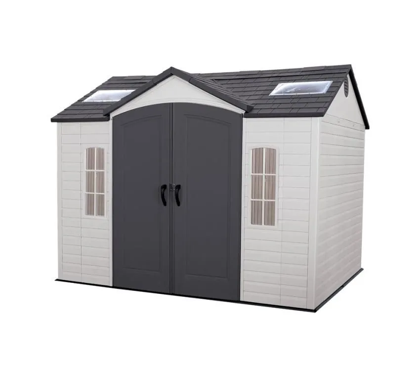 Lifetime Plastikowa Szopa Ogrodowa Sky Jasnoszara 244x305x244 cm