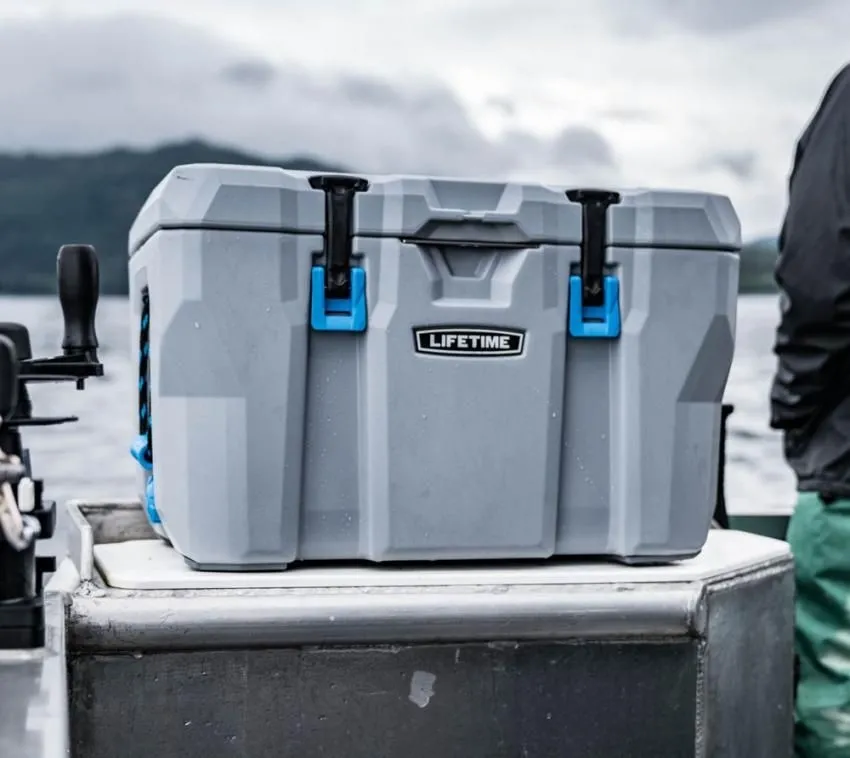 Plastikowa lodówka premium 52 litrów szary 44x69x44 cm