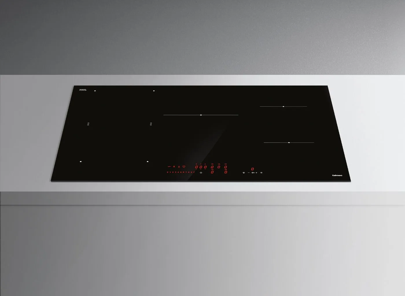 Falmec Płyta indukcyjna 90 cm pięć pól, ze sterowaniem okapem