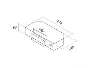 FALMEC Silnik Slim 800 m³/h