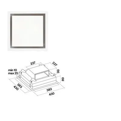FALMEC Sufitowy zespół filtrujący