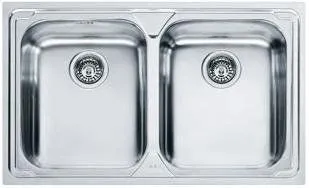 Franke LLX 620 3 1/2 Zlewozmywak stalowy Logica Stal szlachetna jedwab