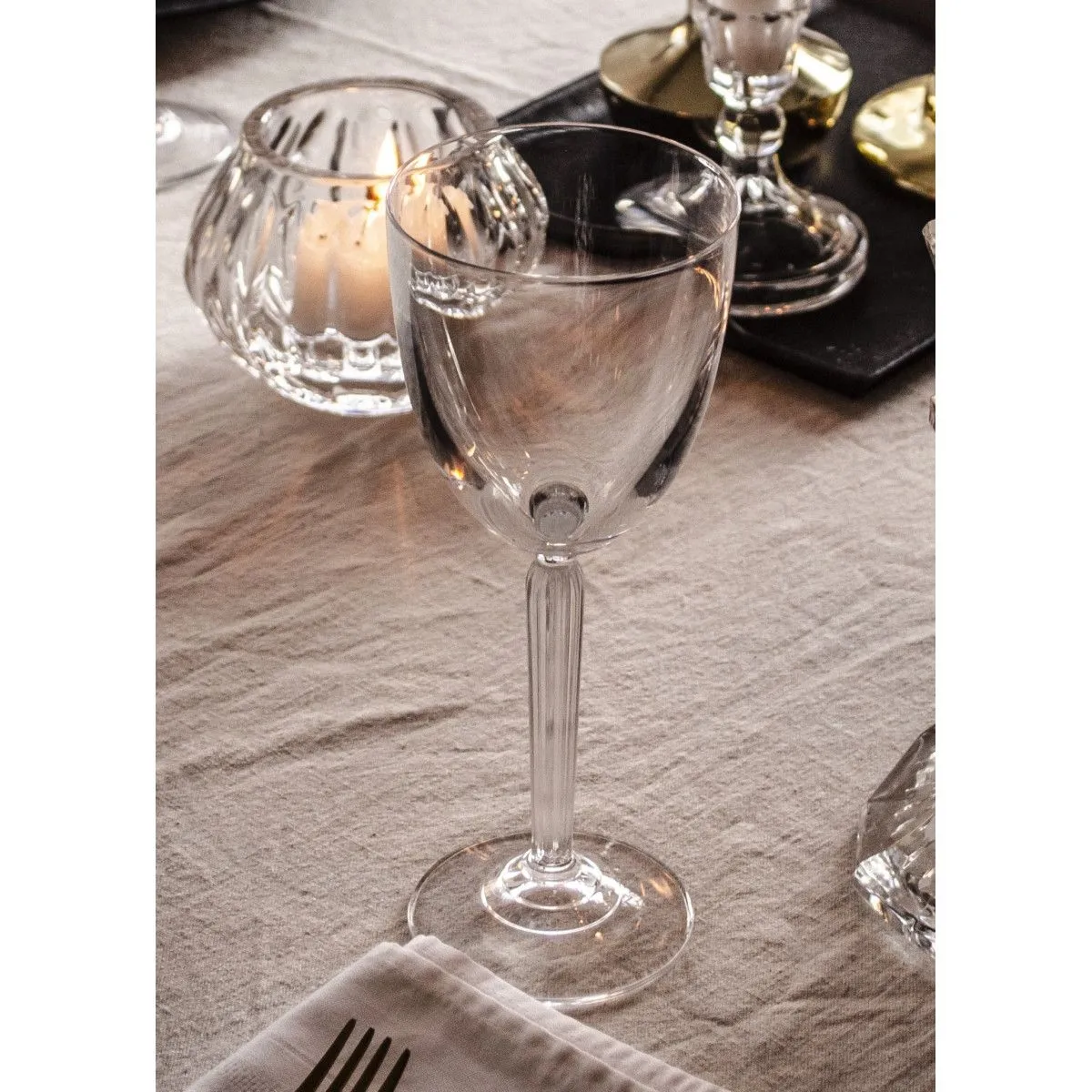 Crystal Julia Kieliszki kryształowe ryflowane 6 sztuk