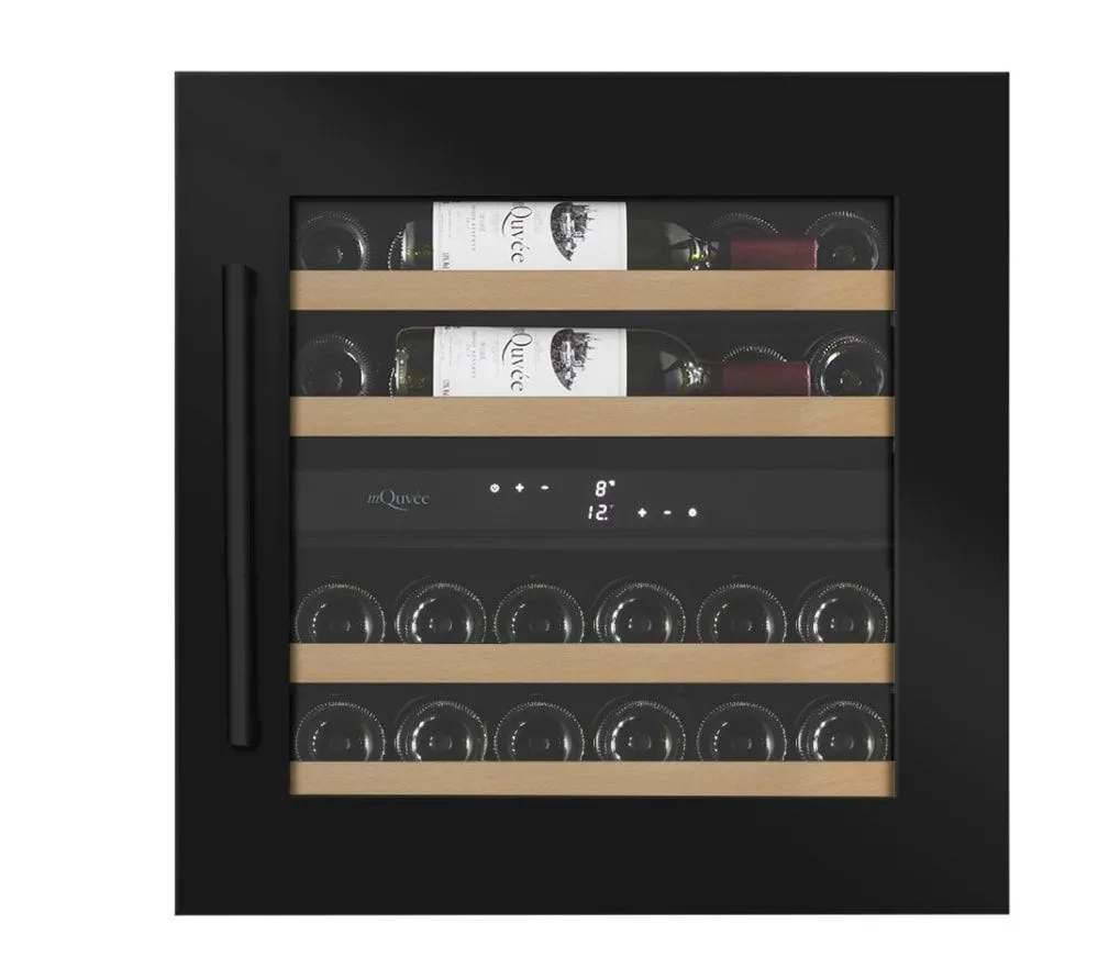 mQuvee WKD25AB czarny mat WineKeeper 25D - do zabudowy słupkowej