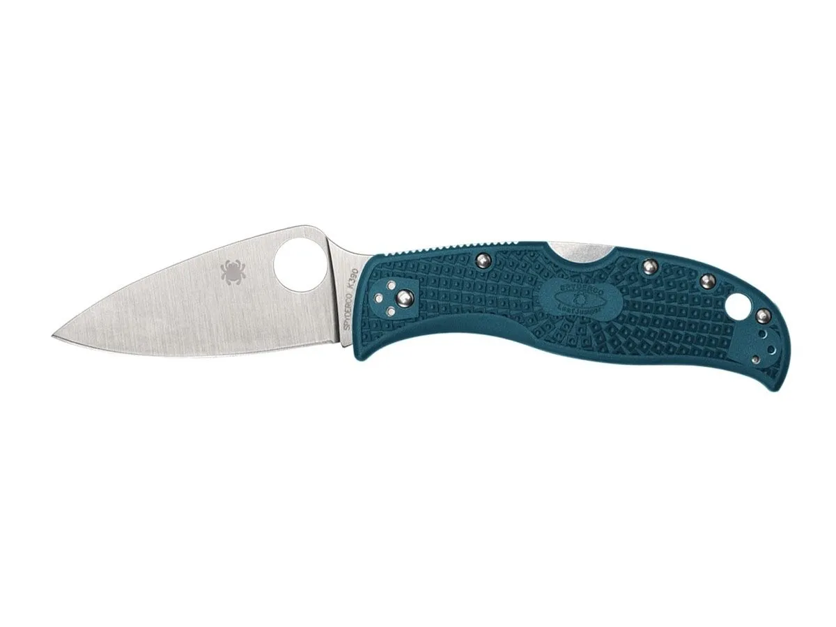 Spyderco LEAFJUMPER FRN BLUE K390 PLAIN C262PBLK390
