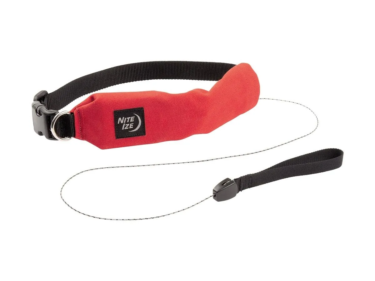 Niteize RADDOG ALL-IN-ONE COLLAR+LEASH MEDIUM Red RRLM-10-R3