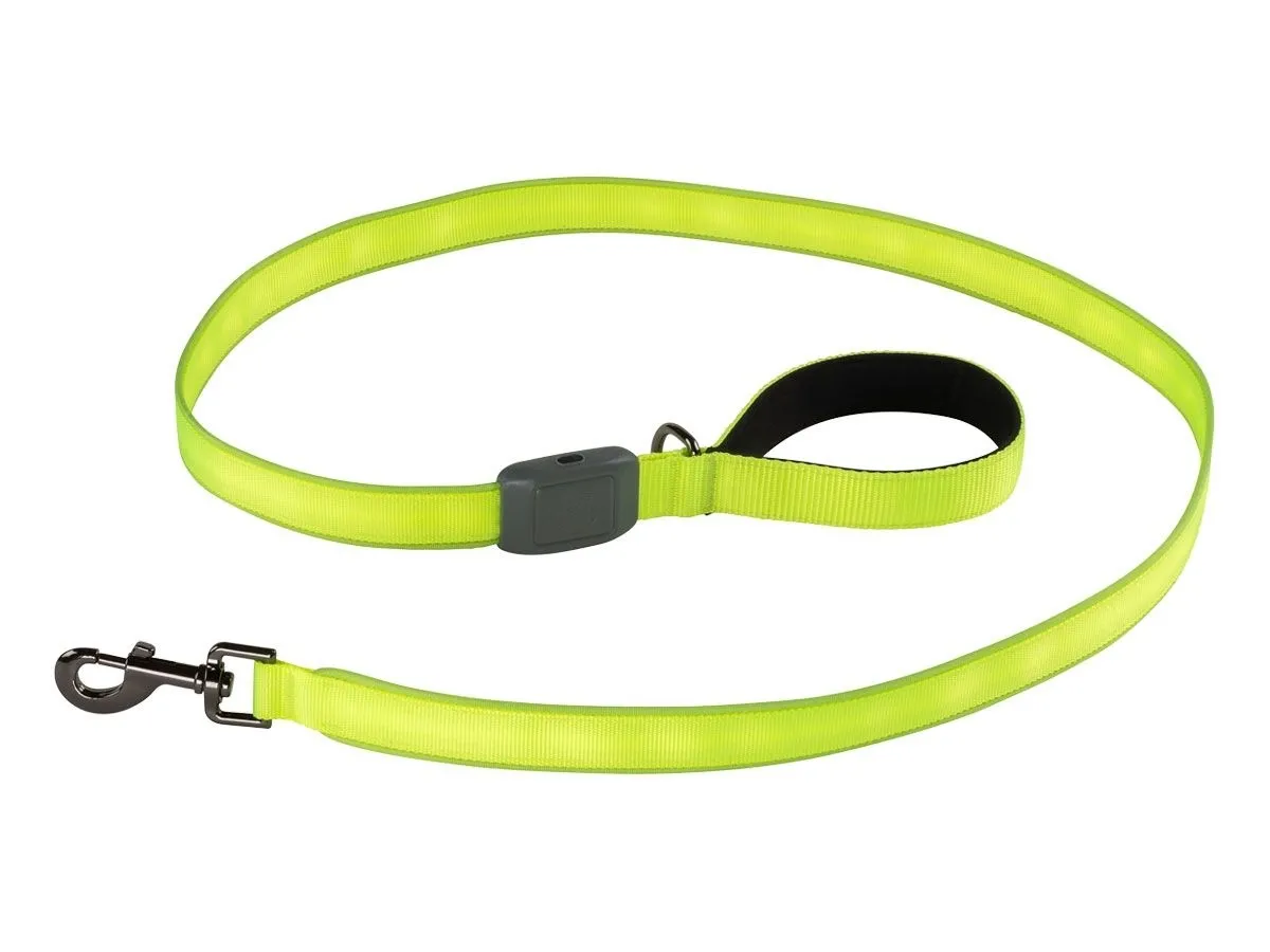 Niteize NITEDOG RECHARGEABLE LED LEASH Lime NDLR-17-R3