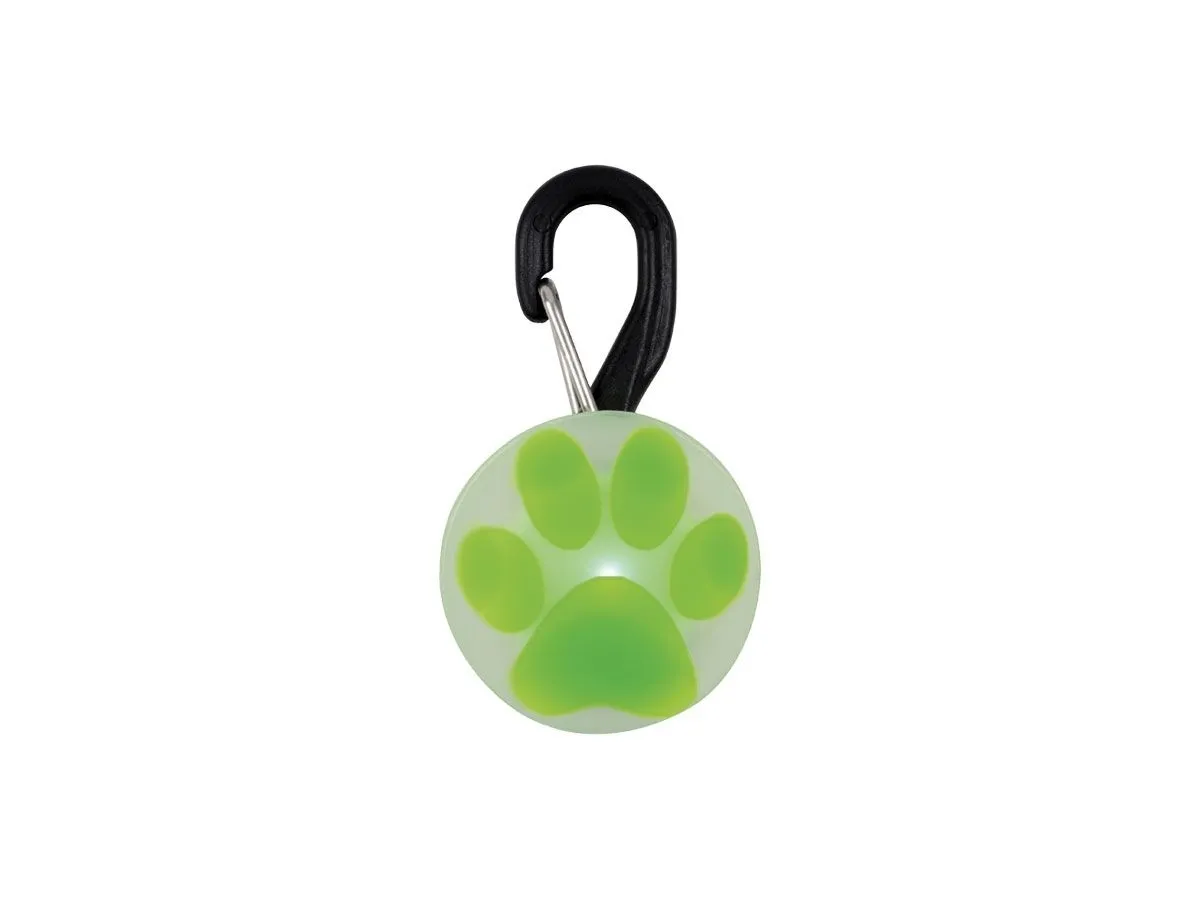 Niteize PETLIT COLLAR LIGHT Lime Paw PCL02-03-17PA