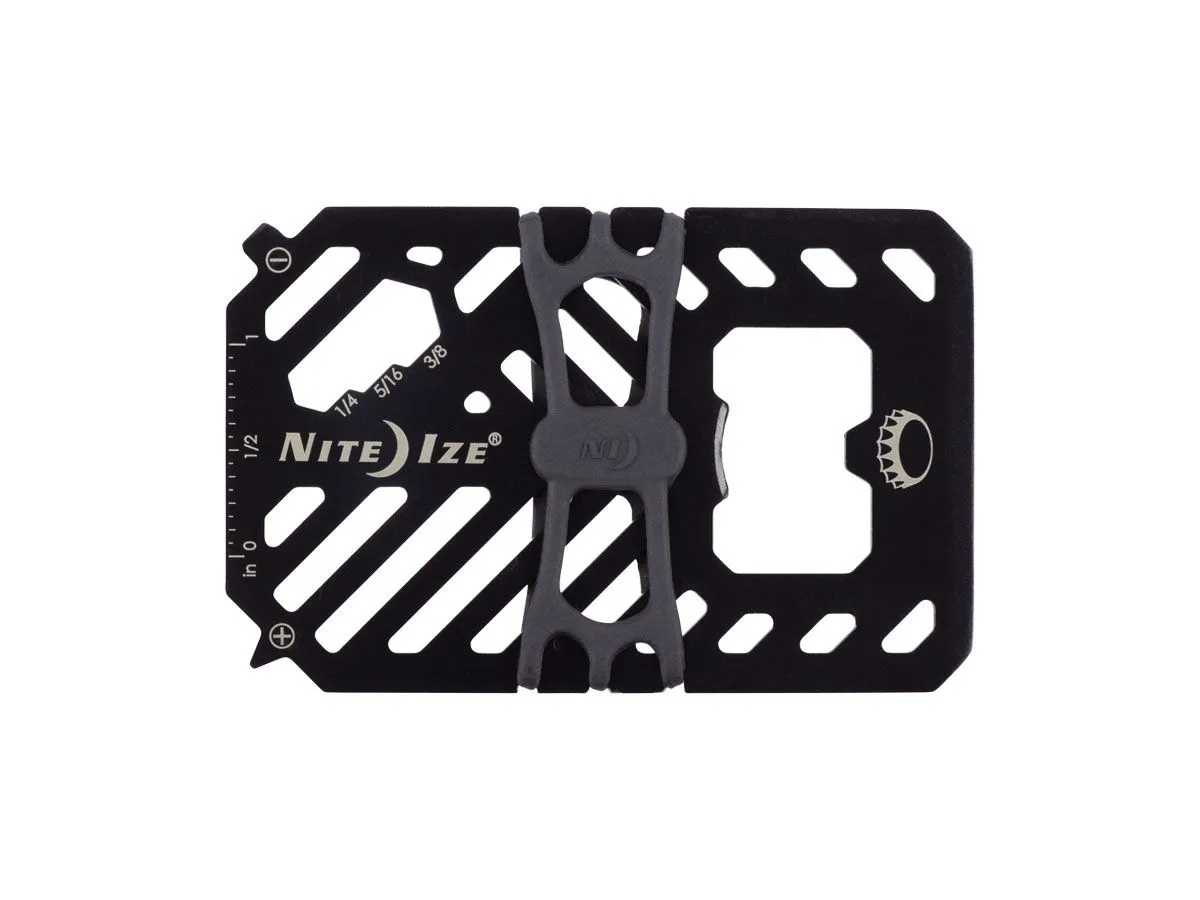 Niteize FINANCIAL TOOL MULTITOOL WALLET Black FMT2-01-R7