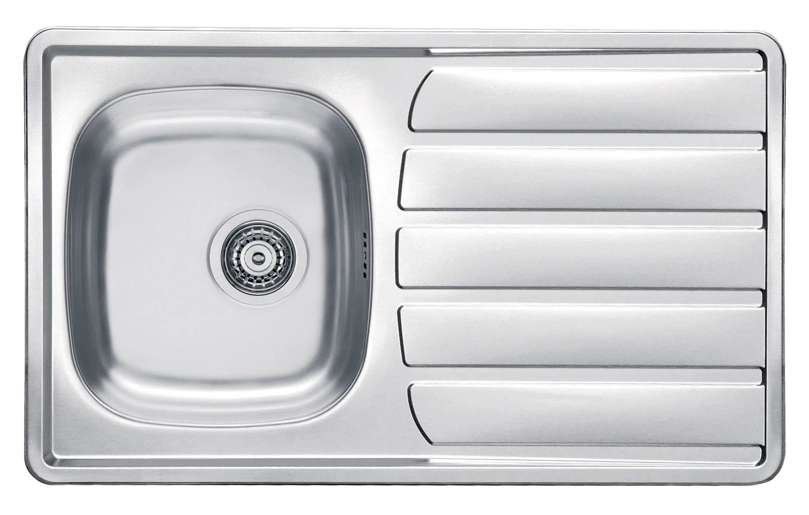 Alveus ZOOM 30 LEN 86x50 1K zlew wpuszczany + odpływ zatyczkowy z syfonem