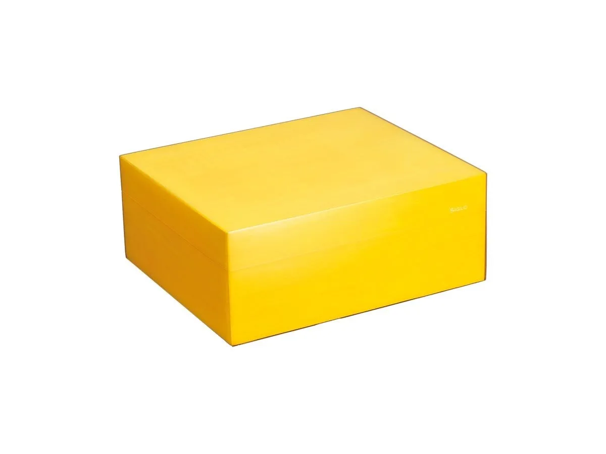 Siglo HUMIDOR VIBRANT 50 SIGARI Sunny Yellow