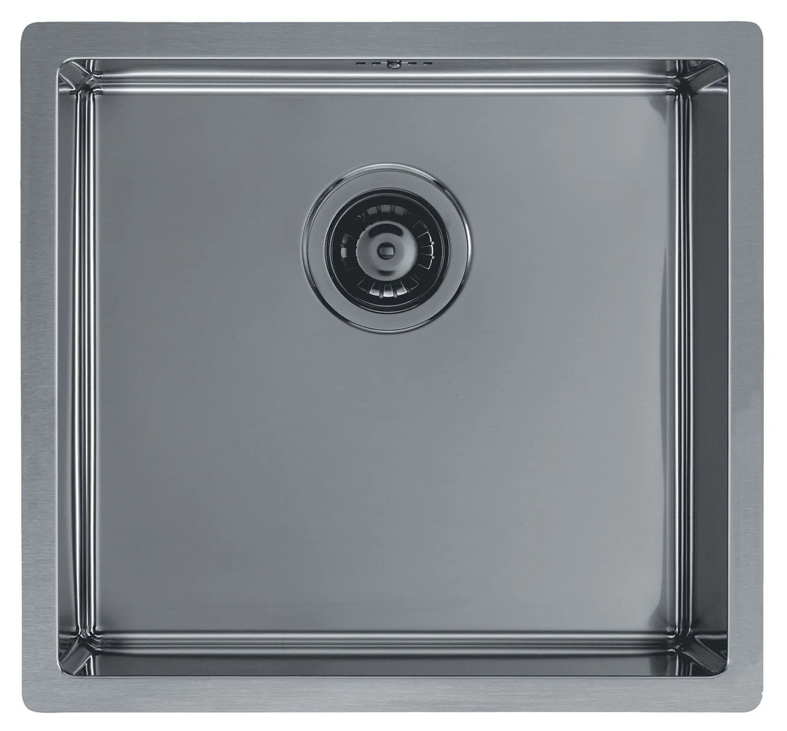 Alveus Monarch QUADRIX 30 ANTRACYT zlewozmywak stalowy 450x450mm