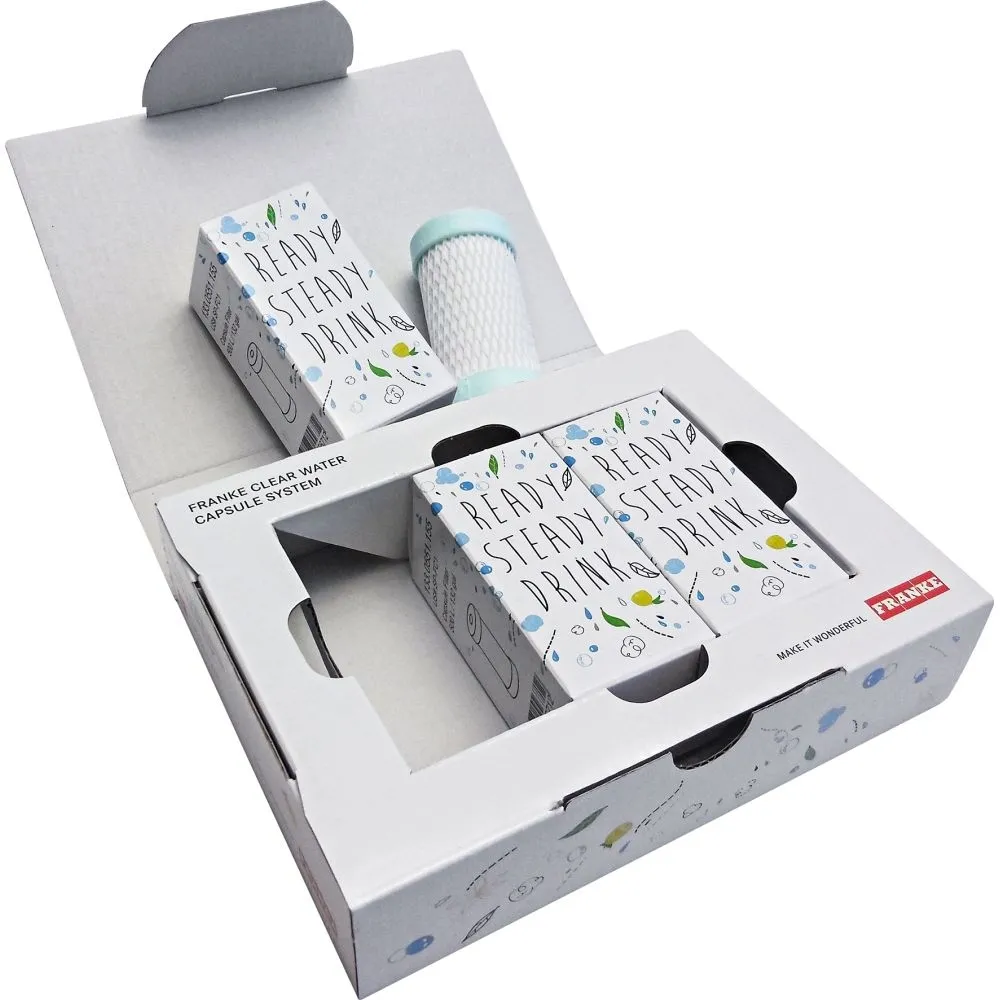 Franke VITAL Zestaw 3 filtrów kapsułkowych Vital HighPerformance 112.0607.498