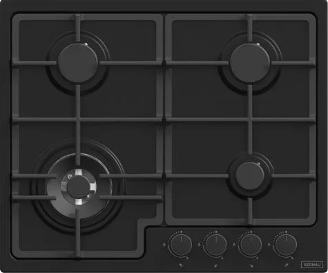 Płyta gazowa Kernau KGH 6423 T CI Matt Black