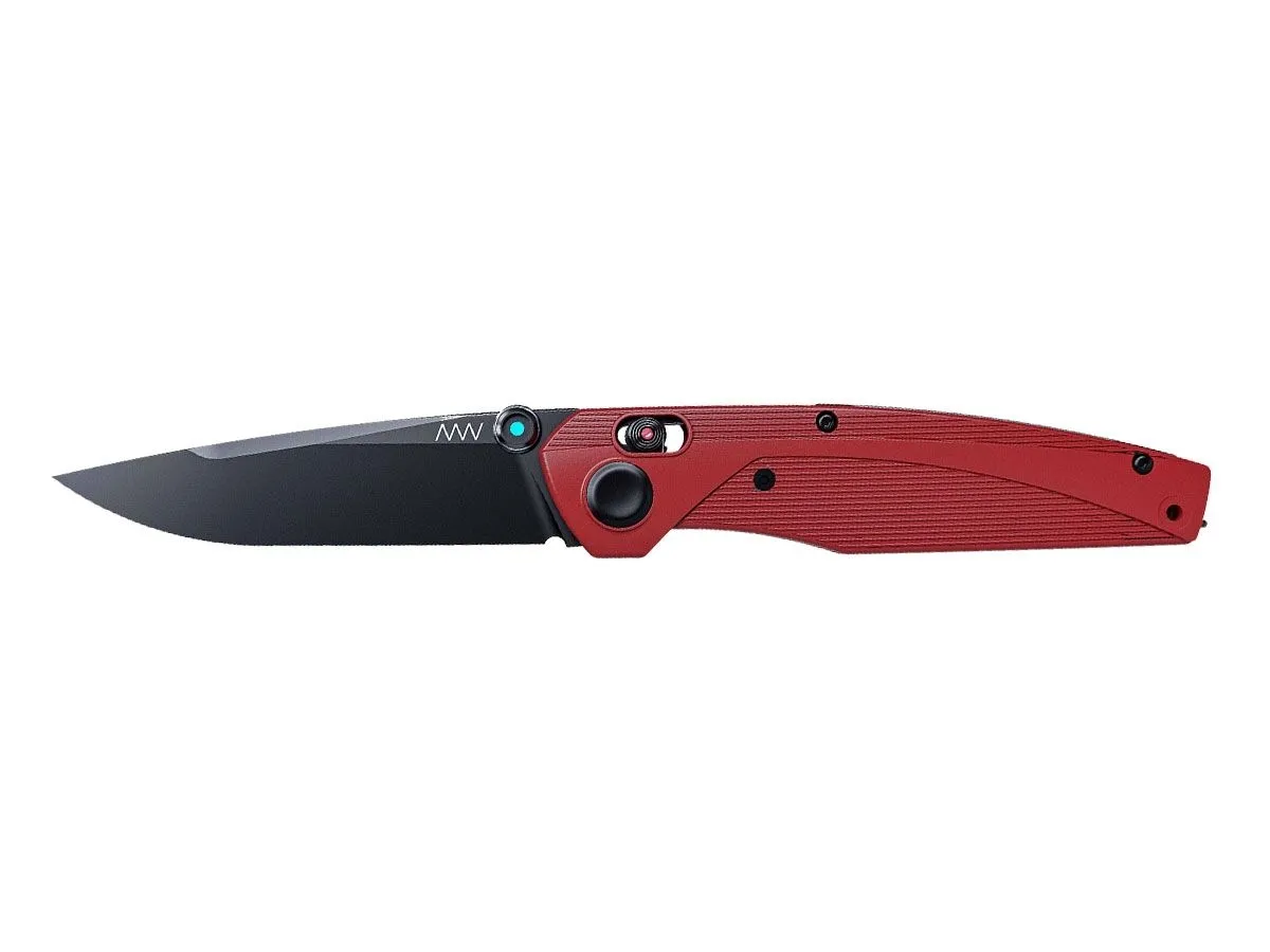 ANV Knives A100 DLC SLEIPNER GRN RED / ALOCK ANVA100-006