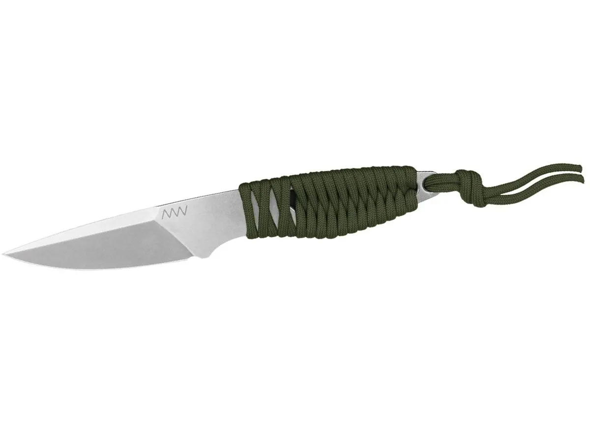 ANV Knives P100 STONEWASH OLIVE PARACORD ANVP100-004