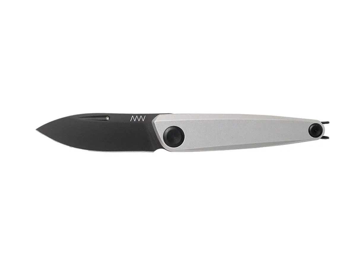 ANV Knives Z050 DLC BLACK DURAL SILVER ANVZ050-006