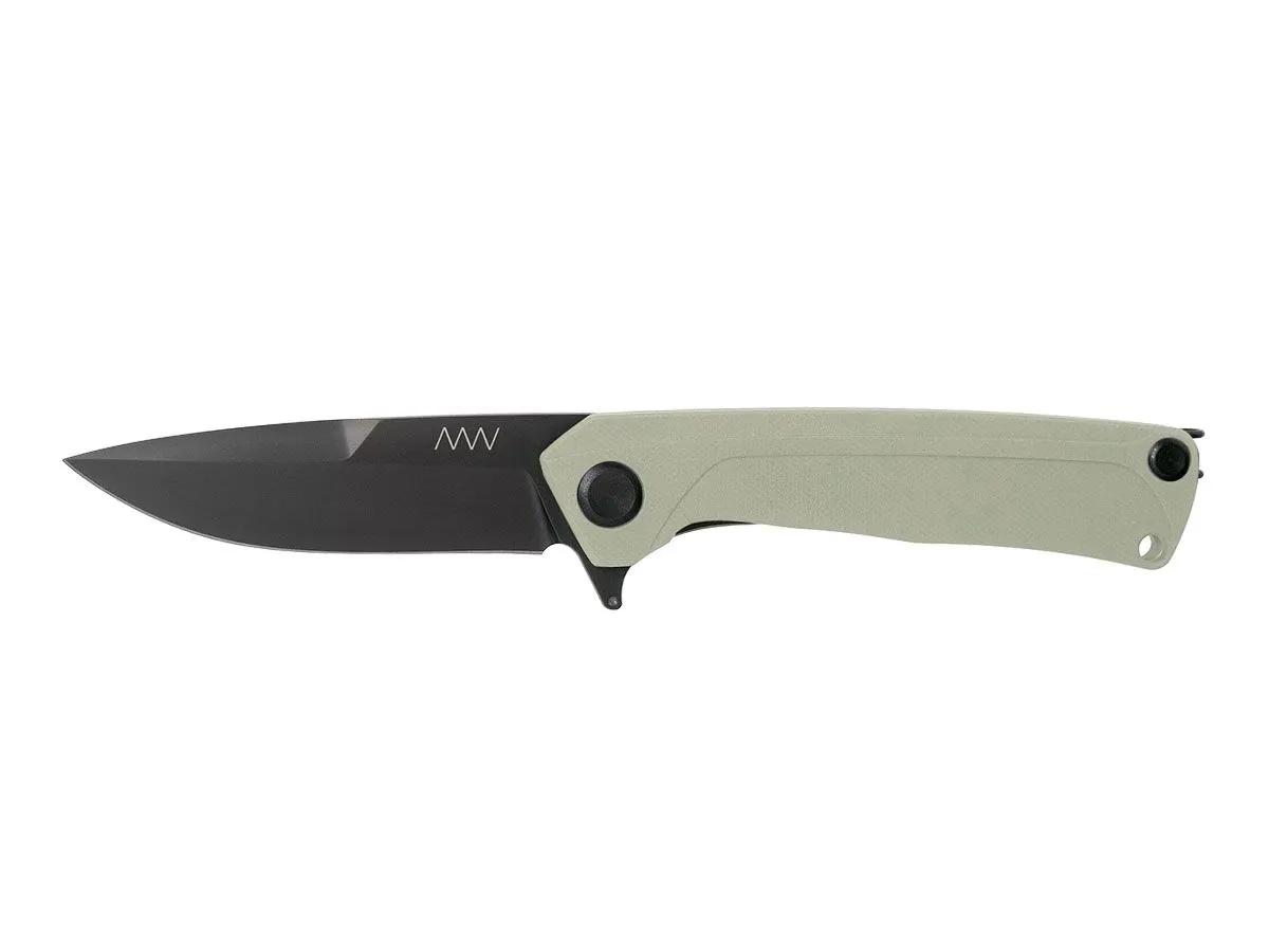 ANV Knives Z100 DLC BLACK G10 WHITE ANVZ100-022