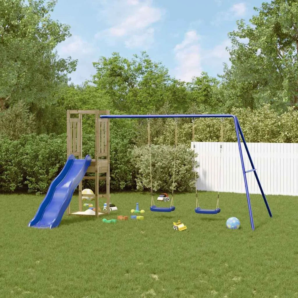 Plac zabaw do ogrodu, impregnowane drewno sosnowe