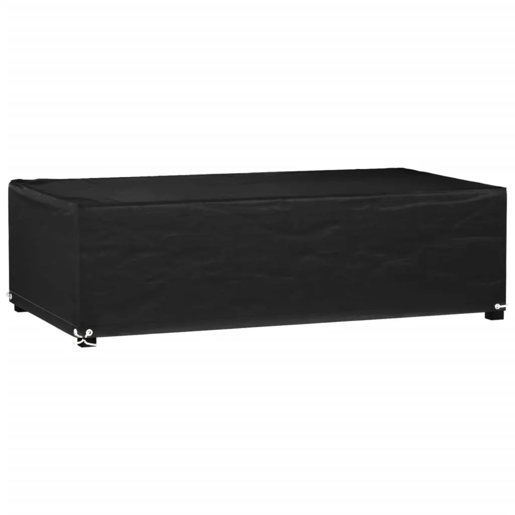 Pokrowiec na meble ogrodowe, wodoodporny, 8 oczek, 125x70x35 cm