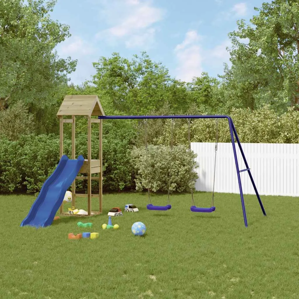 Plac zabaw do ogrodu, impregnowane drewno sosnowe