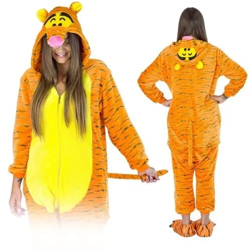 Tygrys Kigurumi Onesie dres piżama kombinezon
