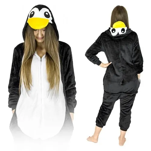 Pingwin Kigurumi Onesie dres piżama kombinezon