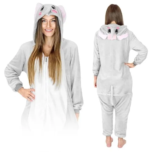 Słoń Kigurumi Onesie dres piżama kombinezon