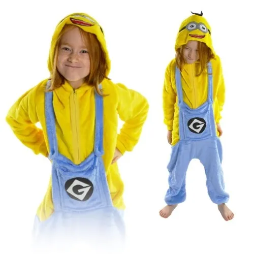 Kigurumi Onesie dla dzieci piżama minionek
