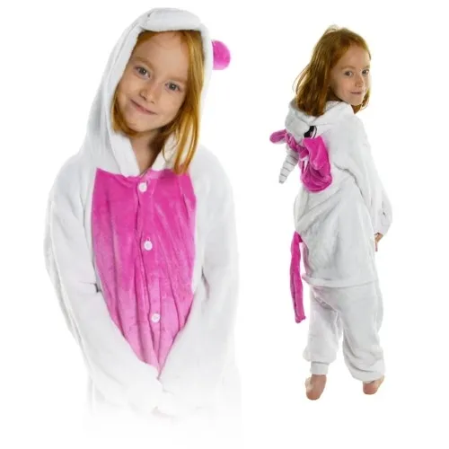 Kigu Onesie dla dzieci piżama różowy jednorożec