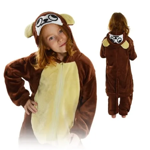 Kigurumi Onesie piżama kigu dla dzieci małpa
