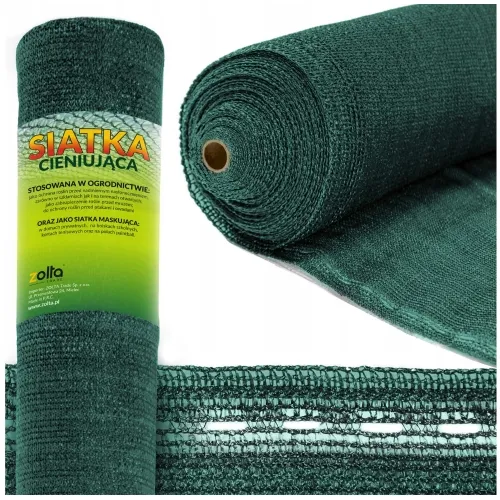 Siatka cieniująca maskująca do ogrodu - zielona