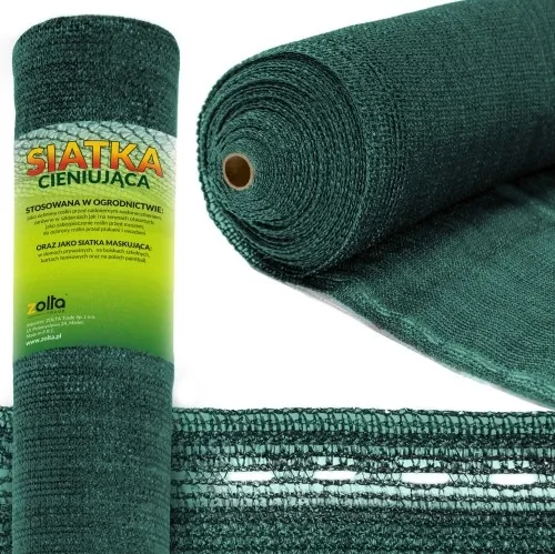 Siatka cieniująca zielona maskująca UV 62% 1,5x50m