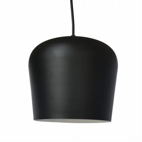 Nowoczesna lampa wisząca czarna klosz zwis flos