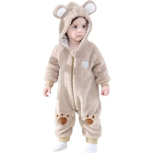 Piżama Onesie Kigurumi dla dzieci miś brązowy