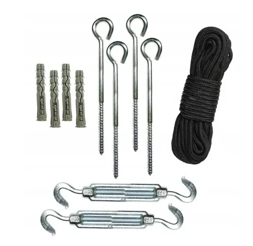 Zestaw montażowy do żagla przeciwsłonecznego hamak