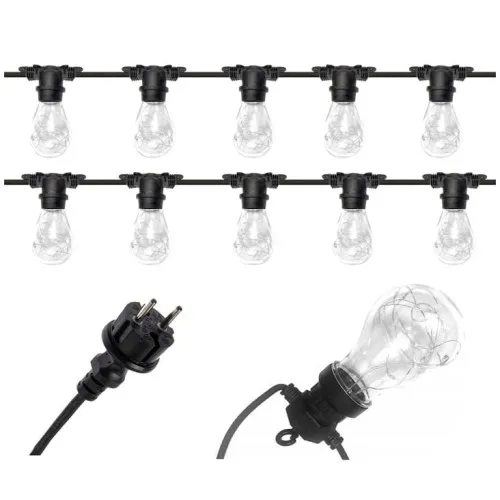 Girlanda lampki ogrodowe żarówki LED 10 żarówek