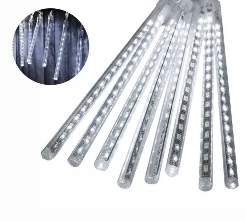 Padający śnieg 384 LED meteory lampki sople 3D