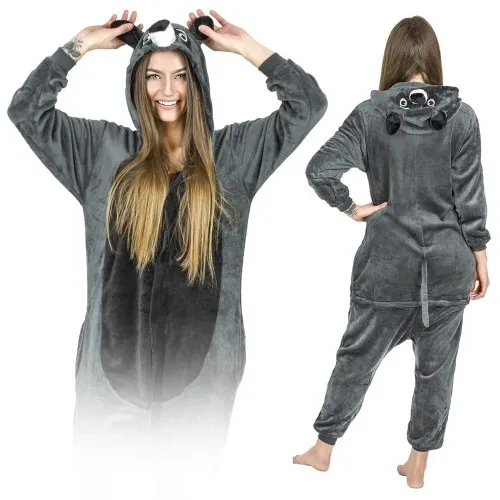 Szop pracz Kigurumi Onesie dres piżama kombinezon