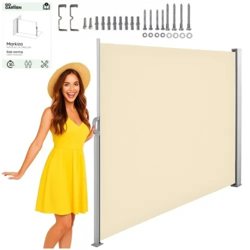 Markiza boczna 300x200 - beżowa
