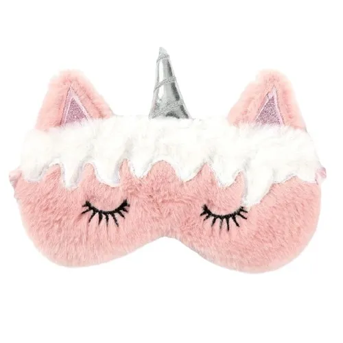 Opaska na oczy do snu - Różowy jednorożec
