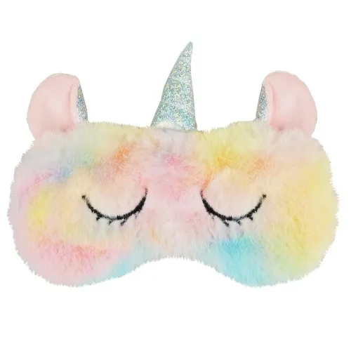 Opaska na oczy do snu - Kolorowy jednorożec
