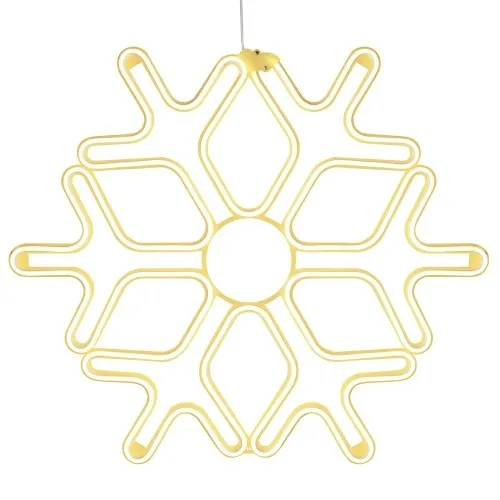 Śnieżynka śnieg neon lampka świąteczna LED 60cm