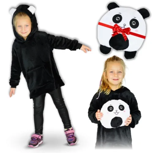 BLUZA PODUSZKA 2w1 ciepła kangurek onesie panda
