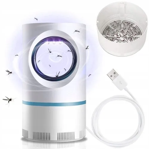 Lampa owadobójcza UV pułapka na komary muchy USB