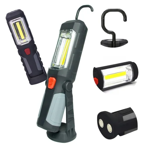 Latarka LAMPKA warsztatowa LED mocna +magnesy 5W1