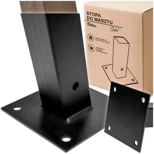 Stopa do masztu - czarna