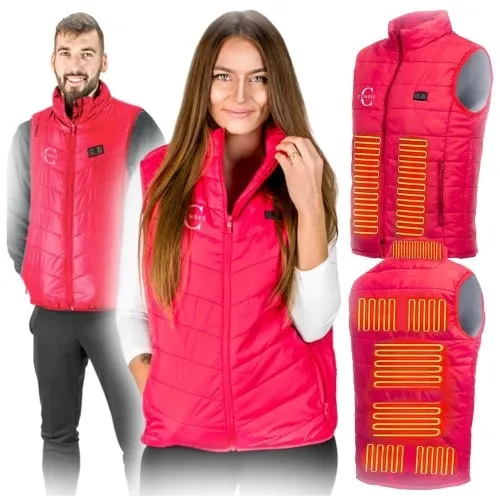 Kamizelka podgrzewana na USB czerwona