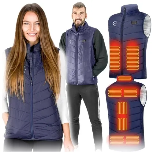 Kamizelka podgrzewana na USB granatowa