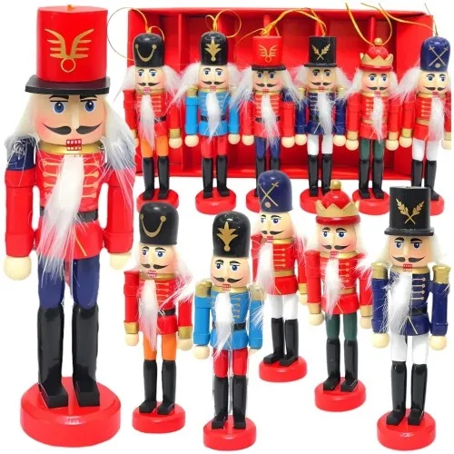 Zawieszka dziadek do orzechów Zestaw 6 szt.